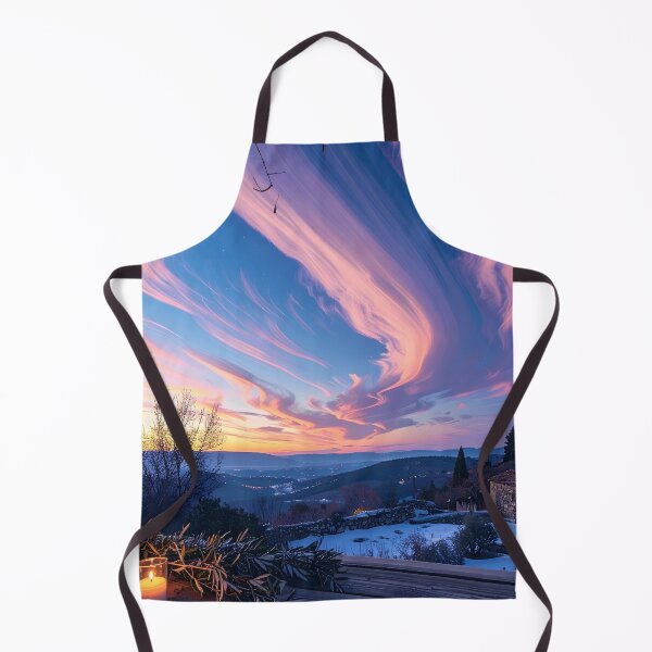 Item preview, Winter Lights and Pastel Sky designed and sold by Schoenenwald — Art Japonais, Zen & Nature.