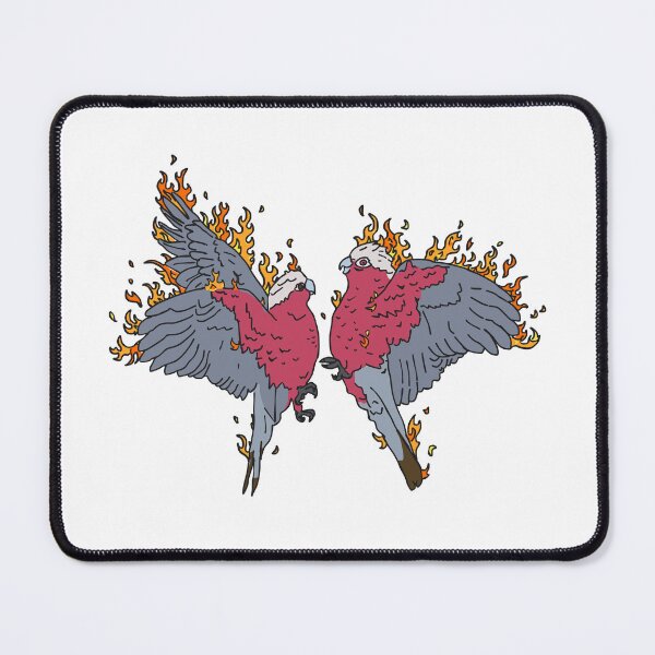 Item preview, Flaming Galahs – Funny Aussie Bird Cartoon designed and sold by Melty Shirts.