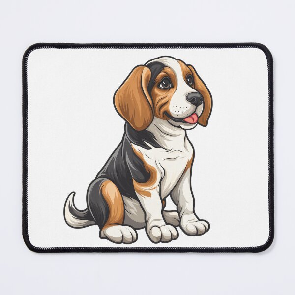 Item preview, Cute Beagle Puppy with Brown Ears designed and sold by Artcurrents.