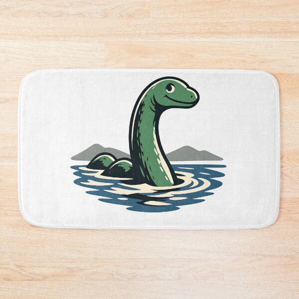 Item preview, Vintage Retro Lake Monster – Mysterious Legendary Creature Logo designed and sold by Dax Studio.