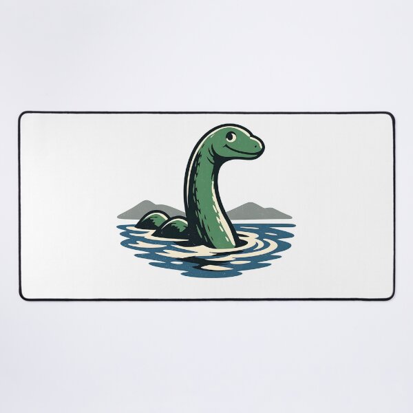 Item preview, Vintage Retro Lake Monster – Mysterious Legendary Creature Logo designed and sold by Dax Studio.