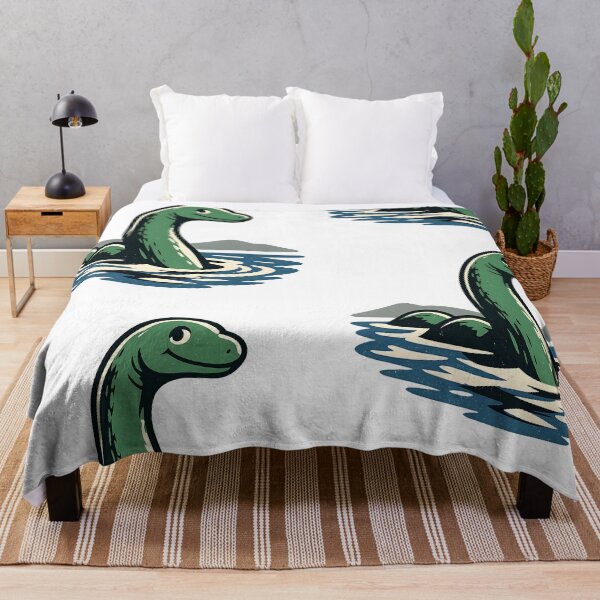 Item preview, Vintage Retro Lake Monster – Mysterious Legendary Creature Logo designed and sold by Dax Studio.