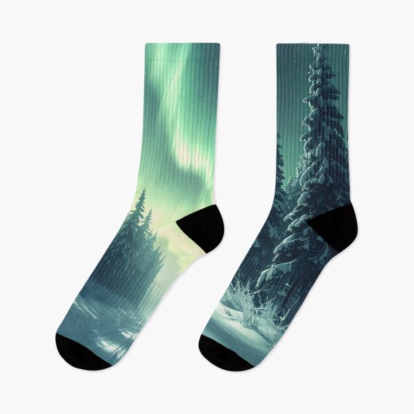Item preview, "Under the Northern Lights" designed and sold by Schoenenwald - Illustrations Uniques et Originales.