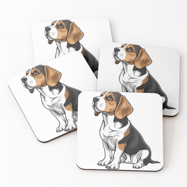 Item preview, Cute Beagle Puppy with Brown Ears designed and sold by Artcurrents.