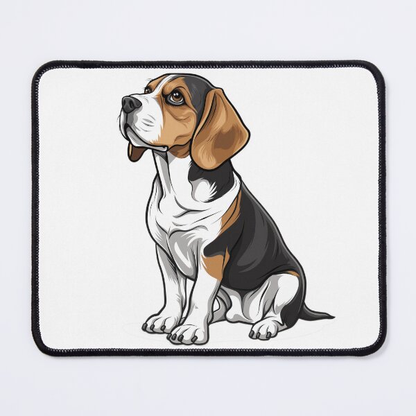 Item preview, Cute Beagle Puppy with Brown Ears designed and sold by Artcurrents.