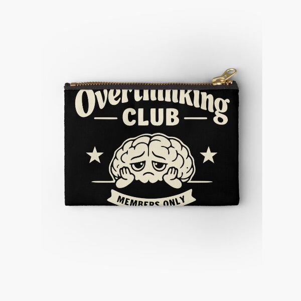 Item preview, Overthinking Club Poster – Aesthetic Minimalist Wall Art designed and sold by BaKamiLand.