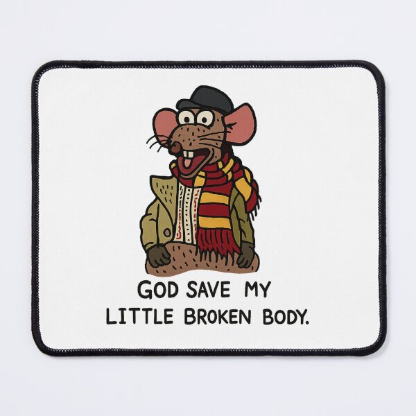 Item preview, Funny broken Rat Character – “God Save My Little Broken Body” designed and sold by Slaivarart.