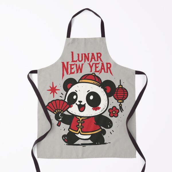 Item preview, Lunar New Year Panda with a Fan designed and sold by Ghost on Toast.