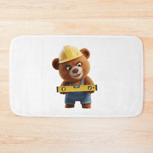 Item preview, Construction Bear Checking Spirit Level Tool 3D Art designed and sold by vk09.