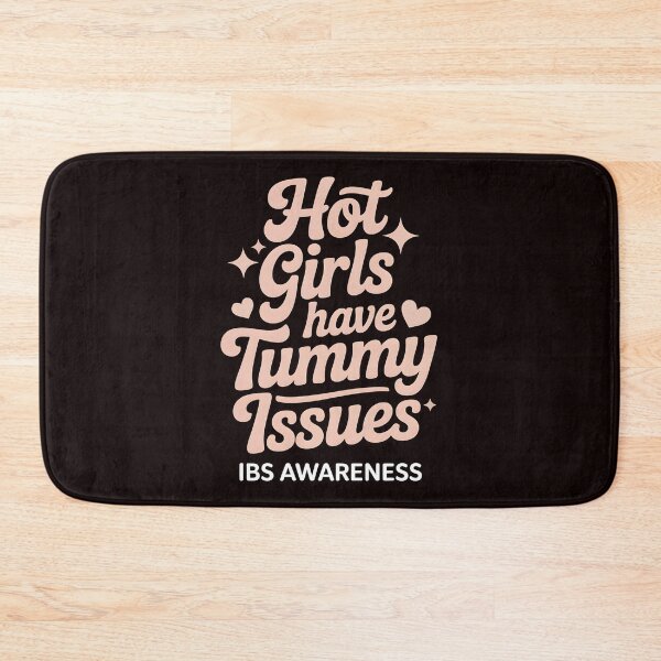 Item preview, Hot Girls Have Tummy Issues – IBS Girl Humor Design designed and sold by Redgiant87x.