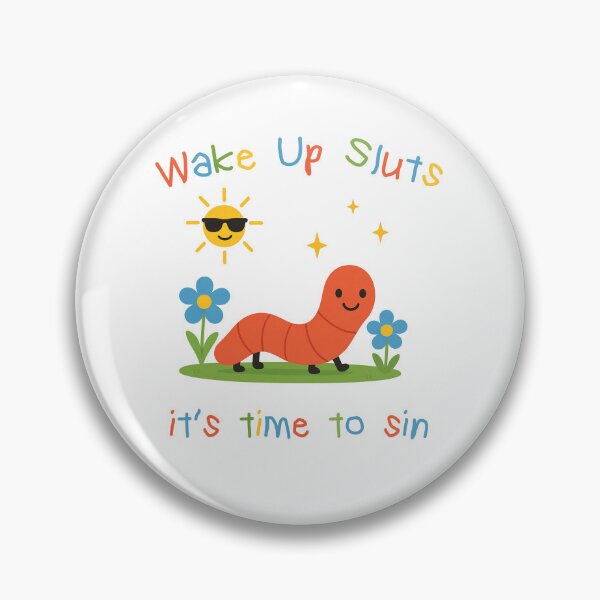Item preview, Wake up it's time to sin, funny worm meme designed and sold by CARBONARA LLC..
