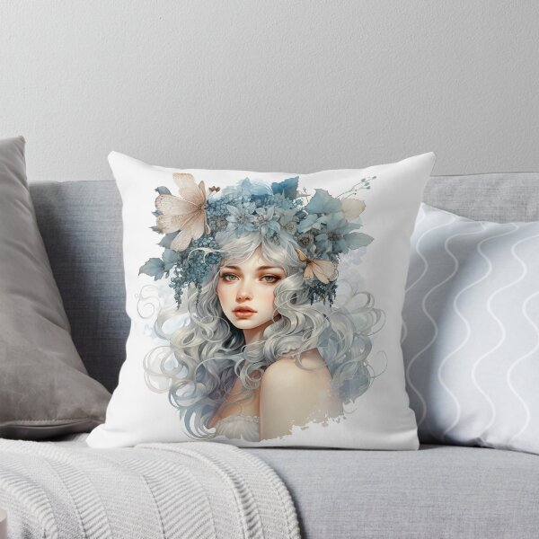 Item preview, Fantasy Winter Floral Elf Princess designed and sold by Poison-Potion.