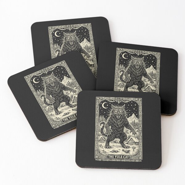 Item preview, The Yule Cat Tarot Card designed and sold by CARBONARA LLC..