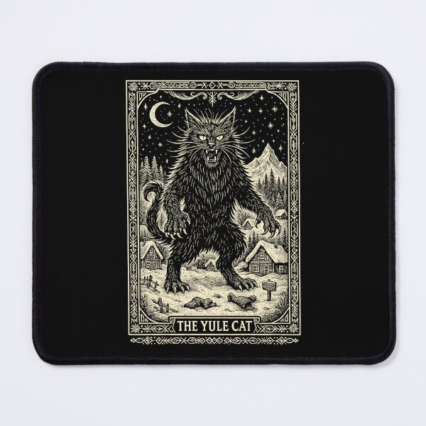Item preview, The Yule Cat Tarot Card designed and sold by CARBONARA LLC..
