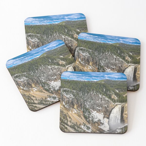 Item preview, Yellowstone National Park Photo, Lower Falls Art Print, Landscape Photograph designed and sold by Craig Bernstein.