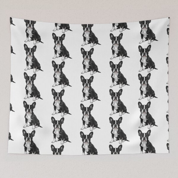 Item preview, Sweet Boston Terrier with Soulful Eyes designed and sold by Artcurrents.