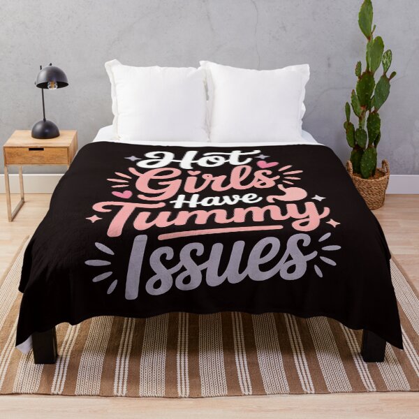 Item preview, Hot Girls Have Tummy Issues – IBS Awareness with Humor designed and sold by Redgiant87x.