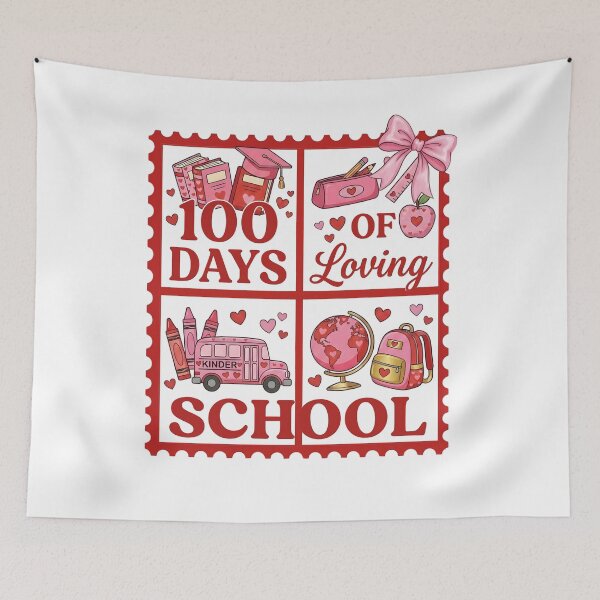 Item preview, 100th Day of Elementary School GIrl Teacher Kids 100 Days Smarter  designed and sold by THREE LITTLE BEANS.