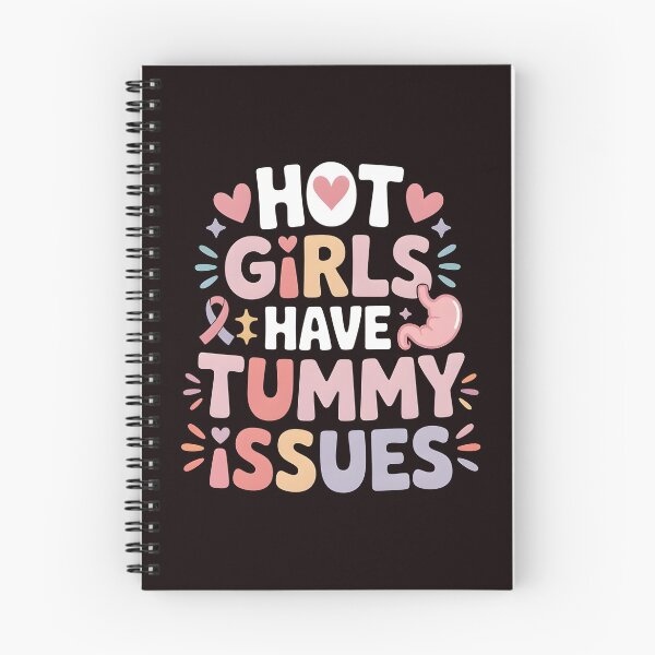 Item preview, Hot Girls Have Tummy Issues – Funny Stomach Problems Saying designed and sold by Redgiant87x.