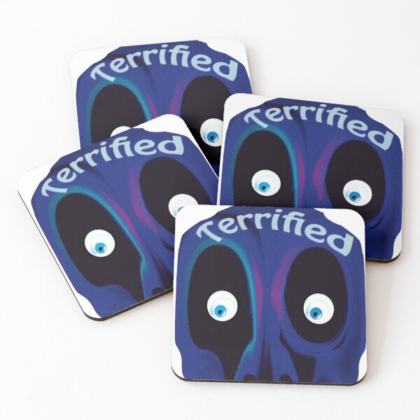Item preview, Terrified abstract skull!! designed and sold by Alan-David.