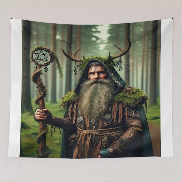 Item preview, The Greenwood Warden – Keeper of the Old Ways designed and sold by TreeWyzard Creations.