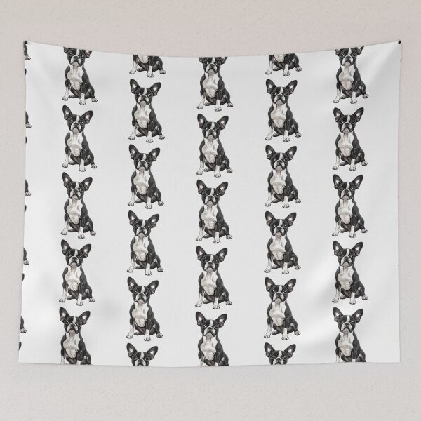 Item preview, Dapper Boston Terrier in a Tuxedo Coat designed and sold by Artcurrents.