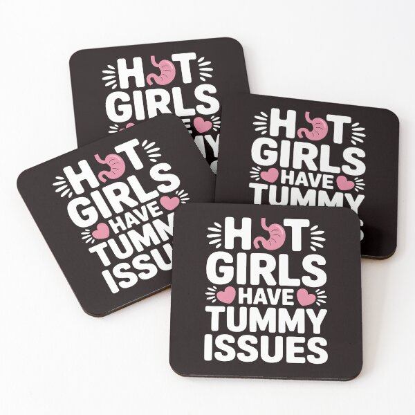Item preview, Hot Girls Have Tummy Issues – Relatable IBS Humor Quote designed and sold by Redgiant87x.