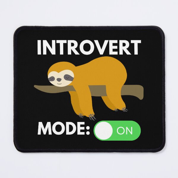 Item preview, Introvert mode: active - Introvert Humor Quote classique t-shirt designed and sold by PrintMod.