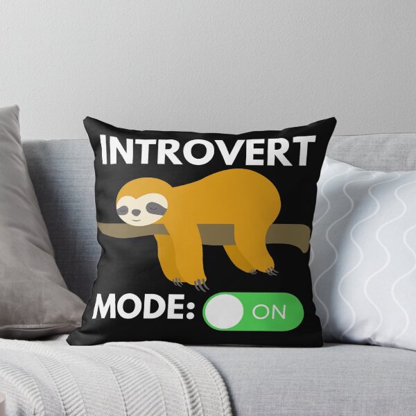 Item preview, Introvert mode: active - Introvert Humor Quote classique t-shirt designed and sold by PrintMod.