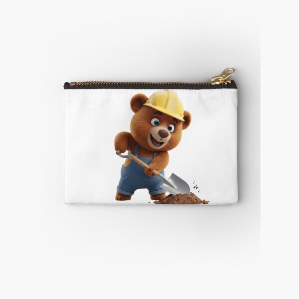 Item preview, Construction Bear Digging With Shovel In Dirt designed and sold by vk09.
