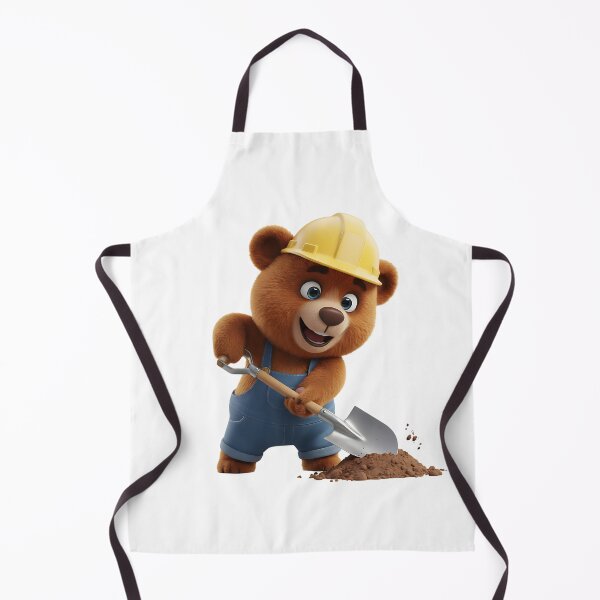 Item preview, Construction Bear Digging With Shovel In Dirt designed and sold by vk09.