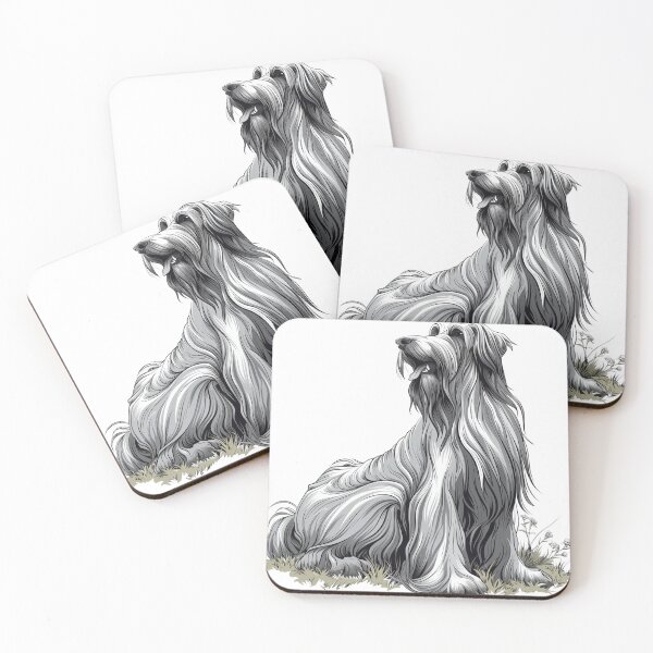 Item preview, Serene Afghan Hound Resting Gracefully designed and sold by Artcurrents.