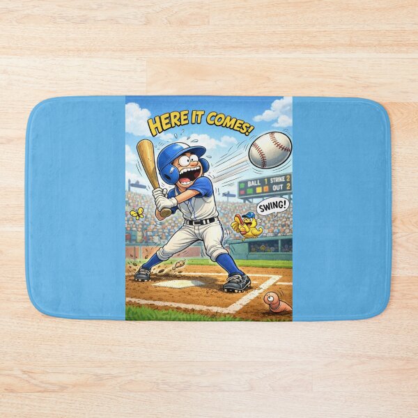 Item preview, “Here It Comes! The Moment Before the Swing designed and sold by Maverickystore.