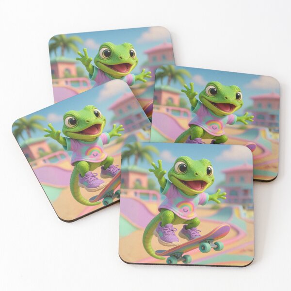Item preview, Skater Knight Anole Lizard designed and sold by Sillytoe.