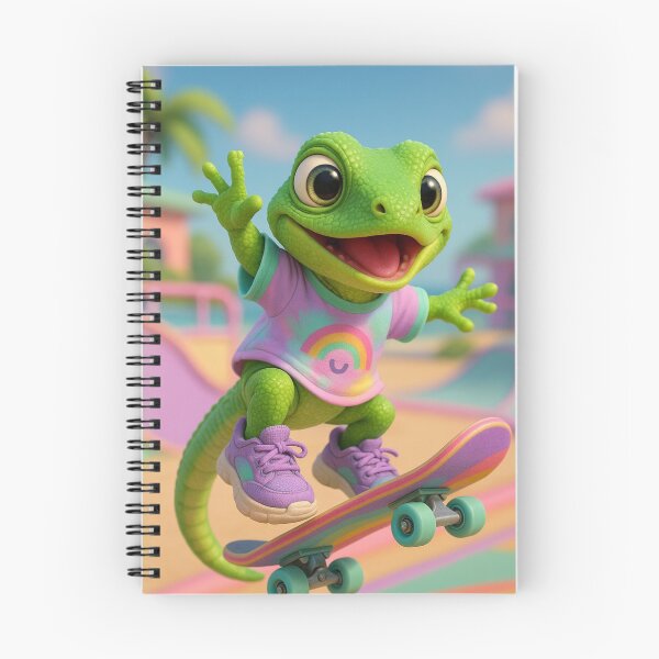 Item preview, Skater Knight Anole Lizard designed and sold by Sillytoe.