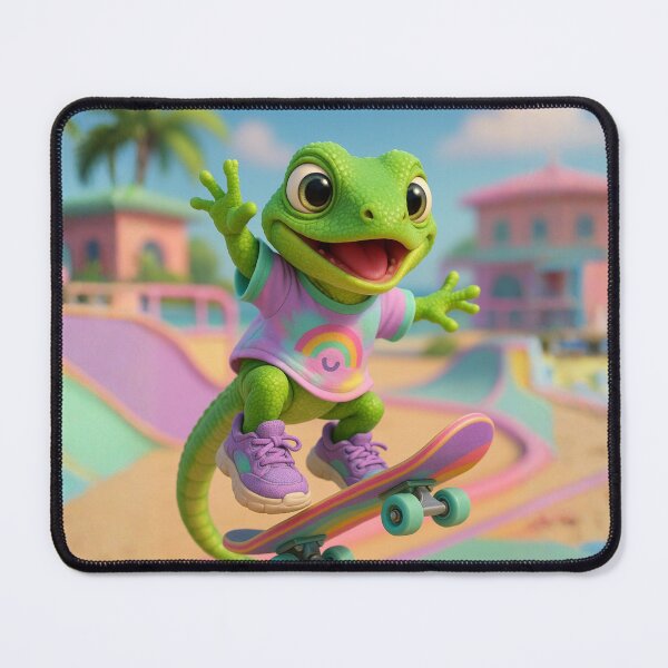 Item preview, Skater Knight Anole Lizard designed and sold by Sillytoe.