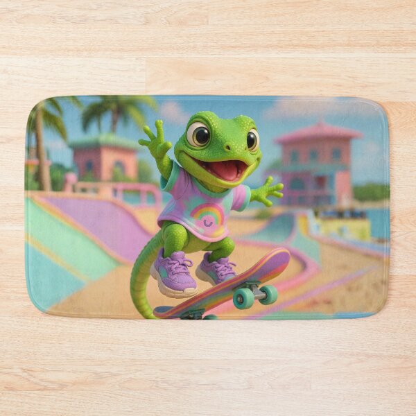 Item preview, Skater Knight Anole Lizard designed and sold by Sillytoe.