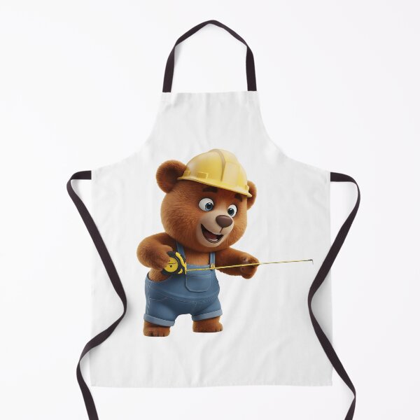 Item preview, Construction Bear Holding Tape Measure Tool 3D Art designed and sold by vk09.
