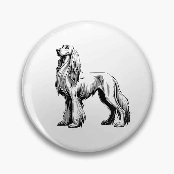 Item preview, Majestic Afghan Hound with a Spirited Gaze designed and sold by Artcurrents.
