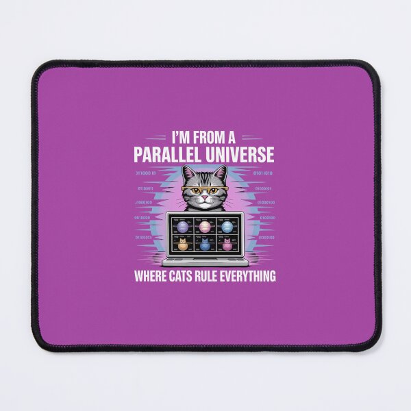 Item preview, Parallel Universe Cat - Funny Science Cat Lover Gift for Programmer Physicist - Multiverse Humor T-Shirt designed and sold by kinany00.