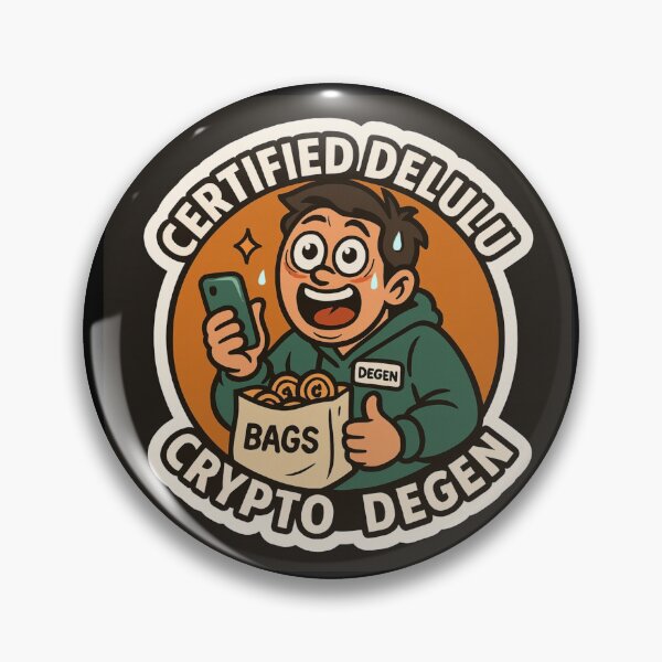 Item preview, Certified Delulu Crypto Degen designed and sold by DivinelyAligned8.