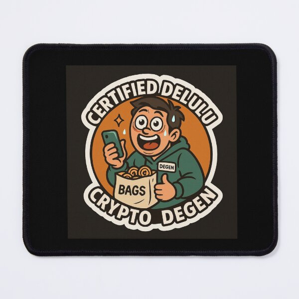 Item preview, Certified Delulu Crypto Degen designed and sold by DivinelyAligned8.