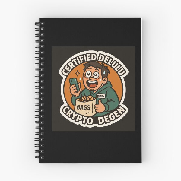 Item preview, Certified Delulu Crypto Degen designed and sold by DivinelyAligned8.