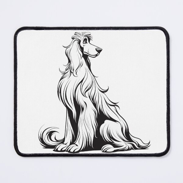 Item preview, Elegant Afghan Hound with Silky Flowing Coat designed and sold by Artcurrents.