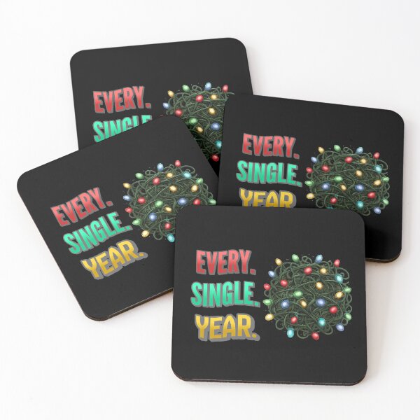 Item preview, Every Single Year – Tangled Christmas Lights Funny Holiday Design designed and sold by Kotalo.