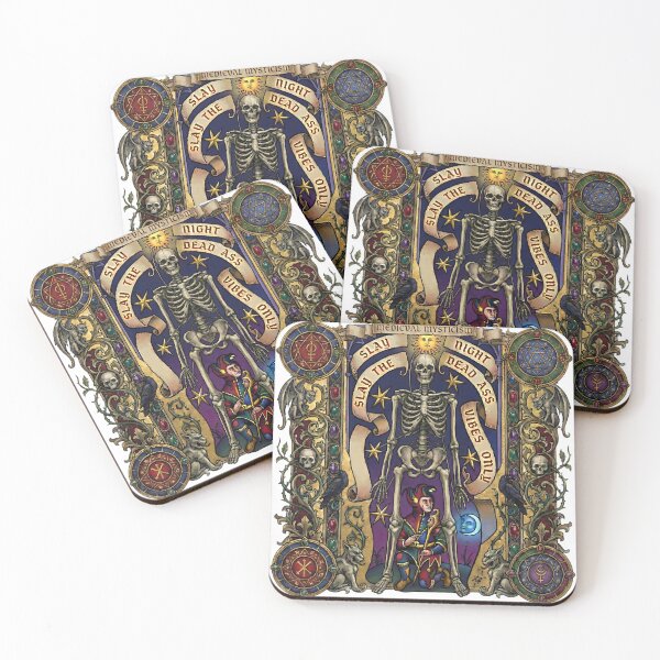 Item preview, Medieval Mysticism Slay Night Skeleton designed and sold by AnnDesignStudio.