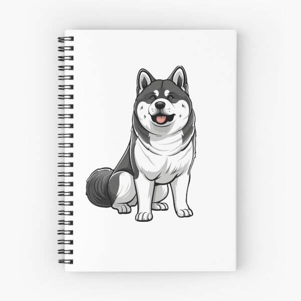 Item preview, Spirited Akita with an Alert Expression designed and sold by Artcurrents.
