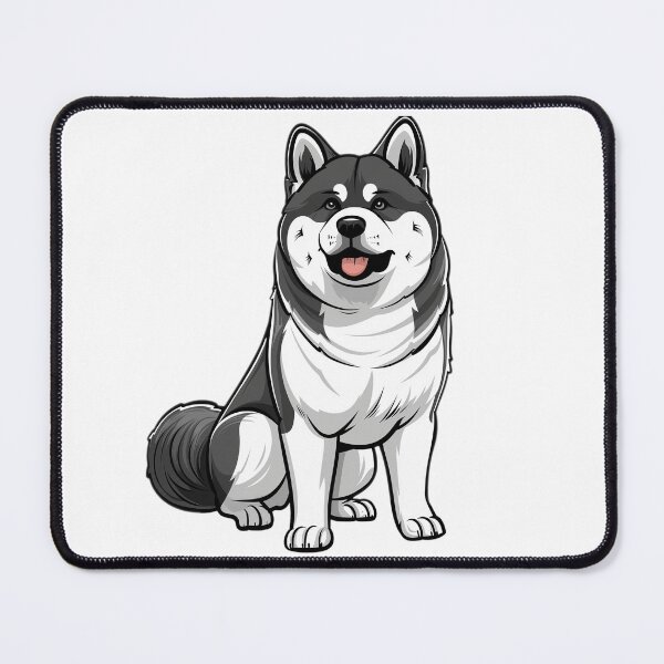 Item preview, Spirited Akita with an Alert Expression designed and sold by Artcurrents.