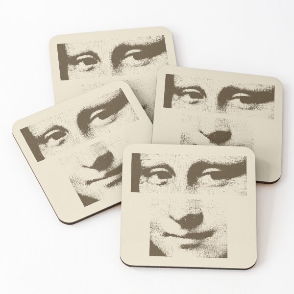 Item preview, Mona Lisa Divided Face designed and sold by ArtNoveltee.