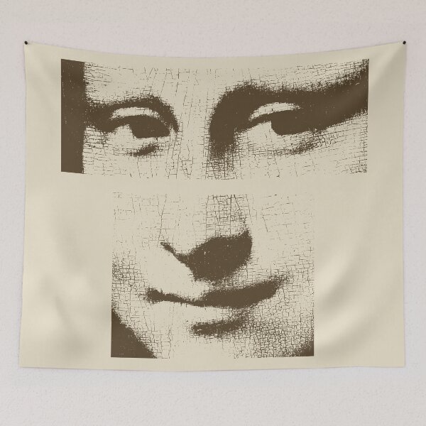 Item preview, Mona Lisa Divided Face designed and sold by ArtNoveltee.